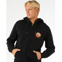 Rip Curl Wettie Passage Icon Reißverschlusspullover - Black S
