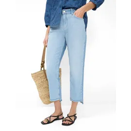 Brax Damen Five-Pocket-Hose Style MADISON S TWO TONES BRIGHT SEA, denim hellblau, Gr. 48K