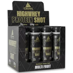 Peak - HIGHWHEY Protein Shot - Display 12 x 100ml Geschmacksrichtung Multi Fruit