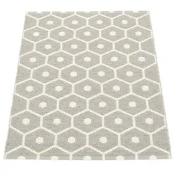 pappelina Honey Outdoor-Teppich - warmgrau / vanille 70 x 100cm