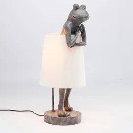 Kare DESIGN Tischleuchte Animal Frog 61600 Kunststoff Grau