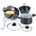 Genius Cerafit Magic Pot Topf-Set 6-tlg. 2 x Kochtopf + 2 x Sieb
