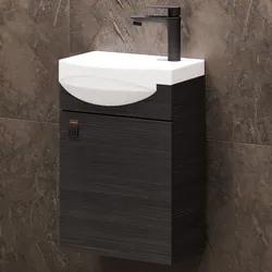 Waschtischunterschrank 40cm Anthrazit