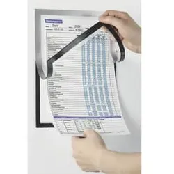 DURABLE Info-Rahmen A4 metallic silber 4989 23