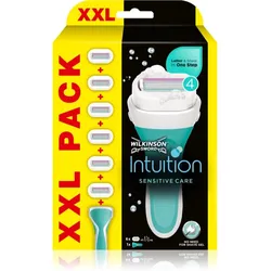 Wilkinson Sword Intuition Sensitive Care Rasierapparat + Ersatzköpfe 6 Stück