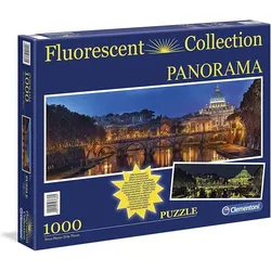 Clementoni Puzzle - Fluorescent Collection Rom Panorama [1.000 Teile] (Neu differenzbesteuert)