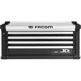 FACOM Werkzeugtruhe 4 Schubladen Aluminium/Stahl schwarz