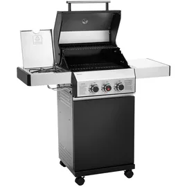 TAINO Black 2+1 Gasgrill mit Gasdruckminderer und Abdeckhaube