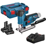 Bosch GST 12V-70 Professional inkl. 2 x 4,0 Ah + Ladegerät + L-Boxx