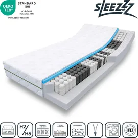 sleezzz Taschenfederkernmatratze Smart T21 80 x 200 cm H2/H3
