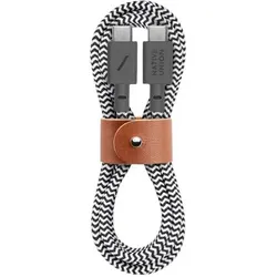 Native Union Belt-Cable USB-C to USB-C 1.2m Zebra