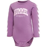 hummel hmlFAST Flipper langarm Baby-Body argyle purple 62