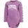 hummel hmlFAST Flipper langarm Baby-Body argyle purple 62