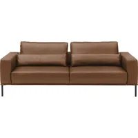 Musterring 3-Sitzer Leder braun