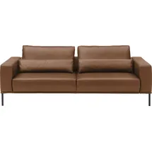 Musterring 3-Sitzer Leder braun
