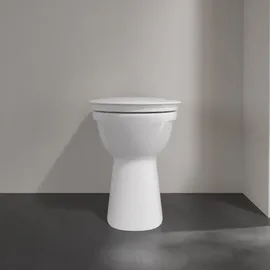 Villeroy & Boch ViCare Stand-WC mit WC-Sitz Weiß spülrandlos
