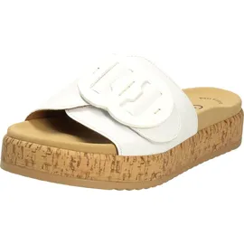 Gabor Plateau Pantolette weiß 43 EU