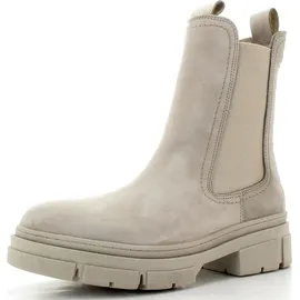 TAMARIS Damen Chelsea Boots, Frauen Stiefeletten,TOUCHit-Fußbett,Bootee,Booties,halbstiefel,Kurzstiefel,uebergangsschuhe,Taupe NUBUC,40 EU