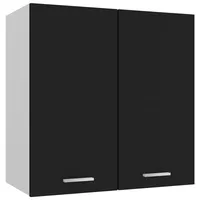 VidaXL Hängeschrank Schwarz 60x31x60 cm Holzwerkstoff