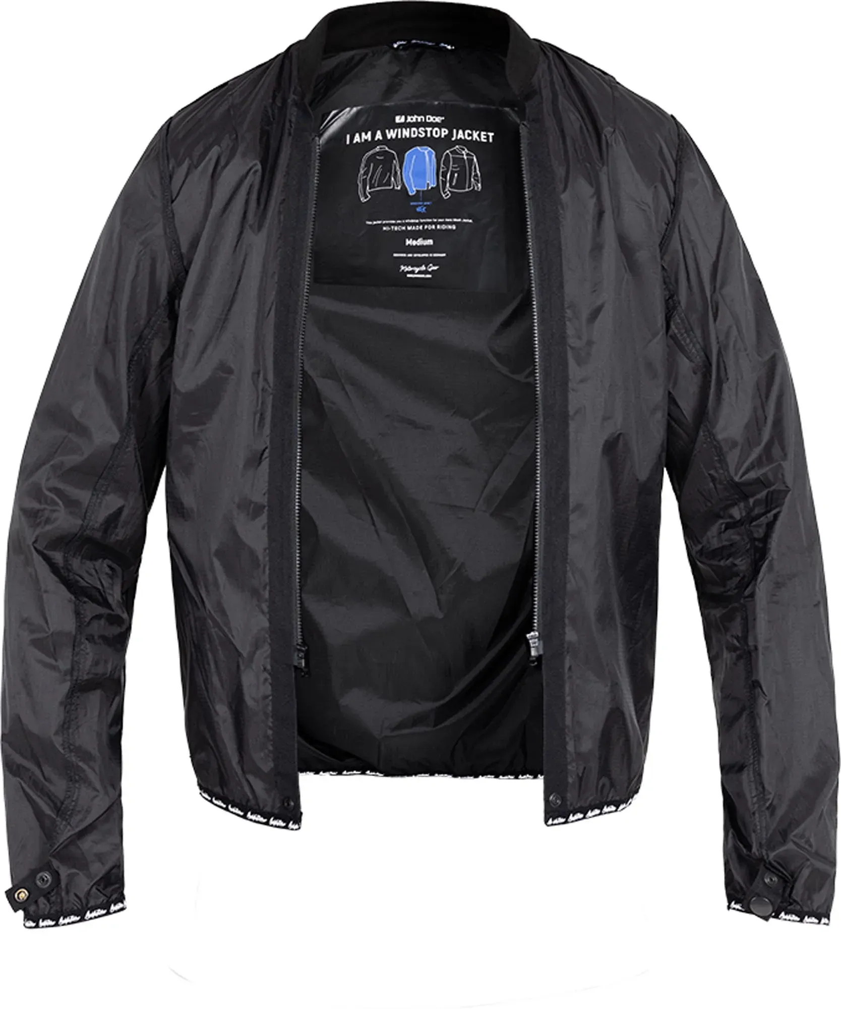 John Doe Aero Mesh Windblocker Damen Motorrad Innenjacke