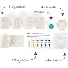 Reer Babybauch Gipsabdruck Set Gipsbinden und Acrylfarbe
