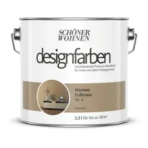 Schöner Wohnen Designfarben 2,5 l warmes erdbraun