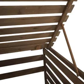 Mendler Mülltonnenverkleidung HWC-H62 114 x 67 x 97 cm dunkelbraun