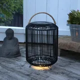 LED Solar Garteneleuchte Tischlampe Laterne H: 48cm Balkon Terrasse Außenleuchte