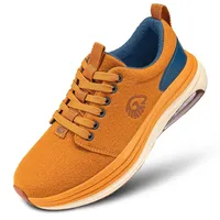 GIESSWEIN Merino Curve Max Men - Merino Sneaker mit Stoß absorbierendem Luftpolster - Komfortabler Aktivschuh mit Wechselfußbett - Langlebige Naturkautschuk Sohle für Beste Bodenhaftung - 42 EU