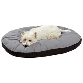 Karlie Hundekissen Doc Bed oval 90 x 66 cm grau-schwarz