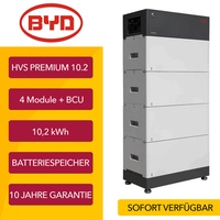 BYD Batteriespeicher B-Box Premium HVS 10.2 kWh BCU Solar Paket - LAGERWARE