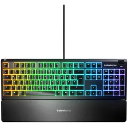 Steelseries Apex 3 Gaming Tastatur mit Multimedia-Rad DE-Layout