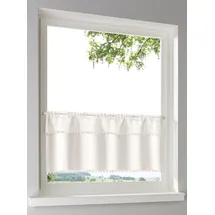 Heine Querbehang in offwhite | Gr.: 60-x-120-cm