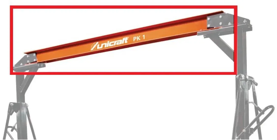 Unicraft Querbalken PK 1  RAL2004 / H-Profil