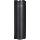 FireFix Ofenrohr aus 2 mm starken Stahl (Rauchrohr) in 160 mm Durchmesser, für Kaminöfen und Feuerstellen, Senotherm, schwarz, 500 mm lang