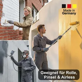 WO-WE Nano Fassadenfarbe Silbergrau 10 l