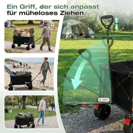 Sekey Bollerwagen faltbar schwarz
