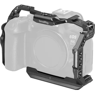 SMALLRIG R6 Mark II Käfig für Canon, Formschlüssiges Videokamera-Rig für Canon R6 Mark II, Eingebaute Duale NATO-Schienen, Schnellwechselplatte für Arca, Horizontale und Vertikale Aufnahmen 4159B