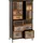 Mendler Apothekerkommode 136 x 73 x 35 cm natur/bunt Metalloptik