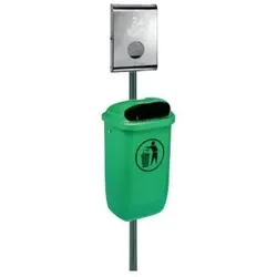 Hundekotbeutelspender mit Mulleimer h2088