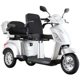 ECONELO E-Seniorenmobil Billy 2.0 3-Rad 1000 Watt Komfort-Sitz Silber/Grau