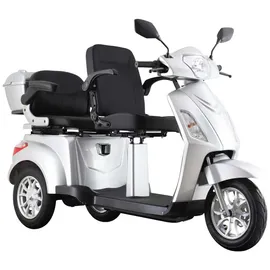 ECONELO E-Seniorenmobil Billy 2.0 3-Rad 1000 Watt Komfort-Sitz Silber/Grau