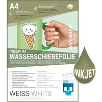 Skullpaper Transferpapier Inkjet Weiss, DIN A4, Wasserschiebefolie, bestempelbar, 8