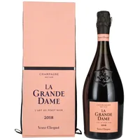 Veuve Clicquot Champagne LA GRANDE DAME Brut ROSÉ 2018 12,5% Vol. 0,75l in Geschenkbox