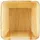 Wisefood Palmblatt Teller quadratisch tief 10 x 10 cm 50 St. Beige