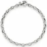 LEONARDO Armband Edelstahl, silber