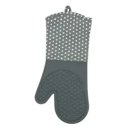 WENKO Silikon Topfhandschuhe 2102172100 , Farbe: grau