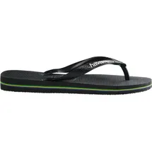 HAVAIANAS Brasil Logo, Schwarz Gr 41/42