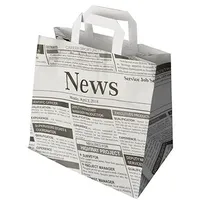 Papstar 50 Tragetaschen, Papier mit Tragegriff