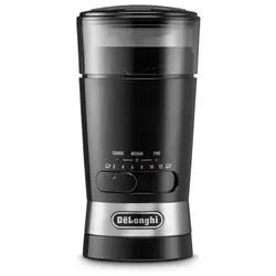 DeLonghi KG210 Elektrische Kaffeemühle mit Scheibenmahlwerk - Schwarz